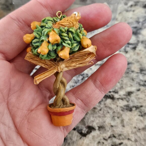 NIB CARLTON CARDS PARTRIDGE IN A PEAR TREE 12 DAYS OF CHRISTMAS HOLIDAY ORNAMENT - Picture 7 of 12